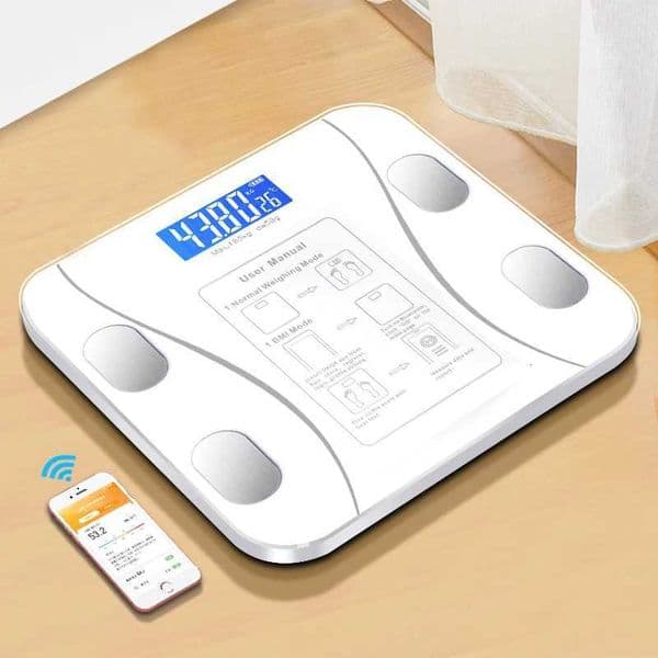 Body Composition Analyzer With Smartphone App -compatible Smart Wireless Digital Bathroom Weight Scale Body Fat ScaleM251121