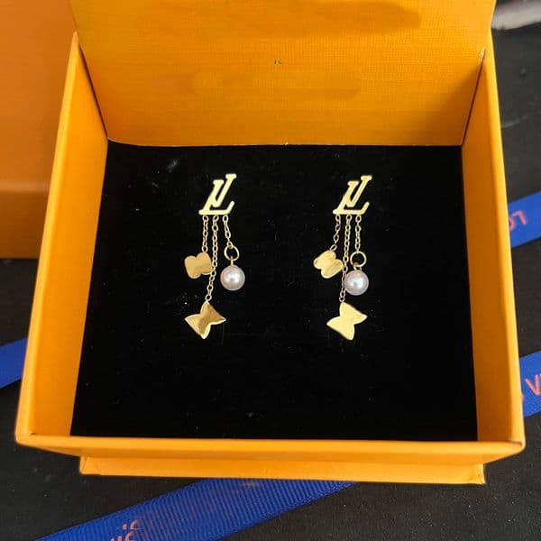 20style 18K Gold Plated Diamond Simple Designer Letter Stud Earrings Elegant Style Earring For Charm Women Jewelry Accessory Gifts