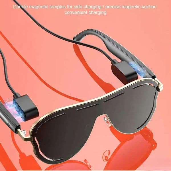 hot sell AI Smart Translation Glasses Bluetooth Sunglasses With Audio Touch Control UV Protection Stainless Steel Frame ddmyAug ddmySat