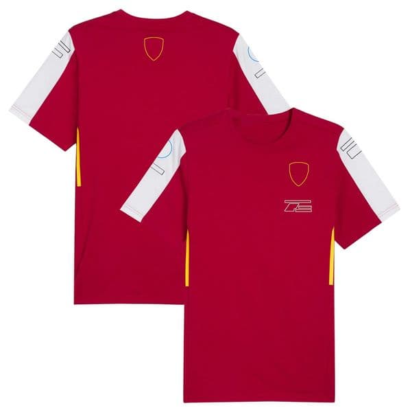 F1 logo racing T-shirt Formula One 2025 short team polo shirt with the same customized special edition