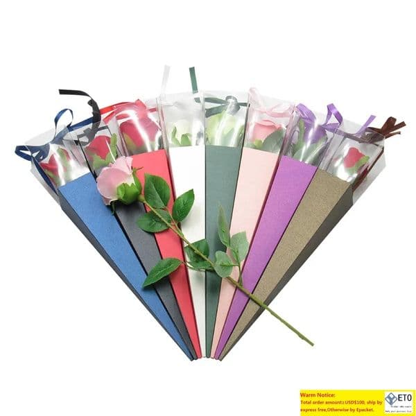 Single Rose Box Single Flower Box Rose Gift Box Holiday Custom Gift Boxes Flowers Package Flower Shop Dedicated F202495 LL