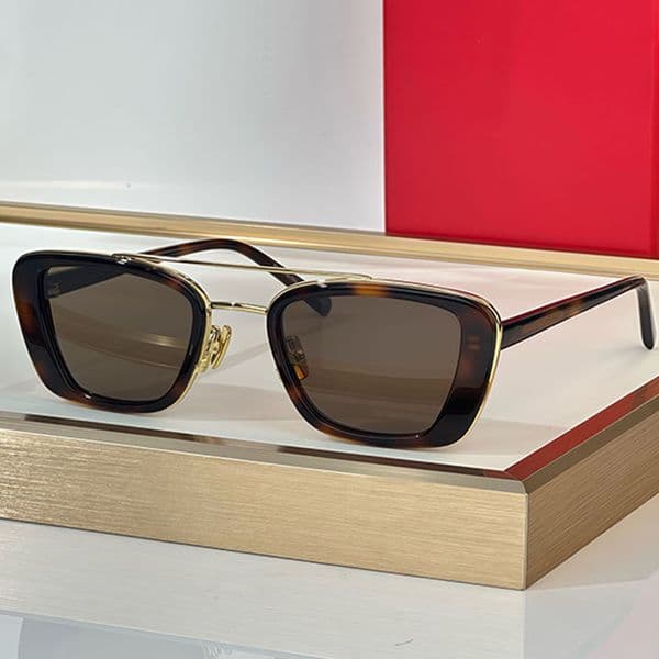 Women rectangular sunglasses New vintage inspired combined with metal rim Fashion women personalized sunglasses UV400 SL 825