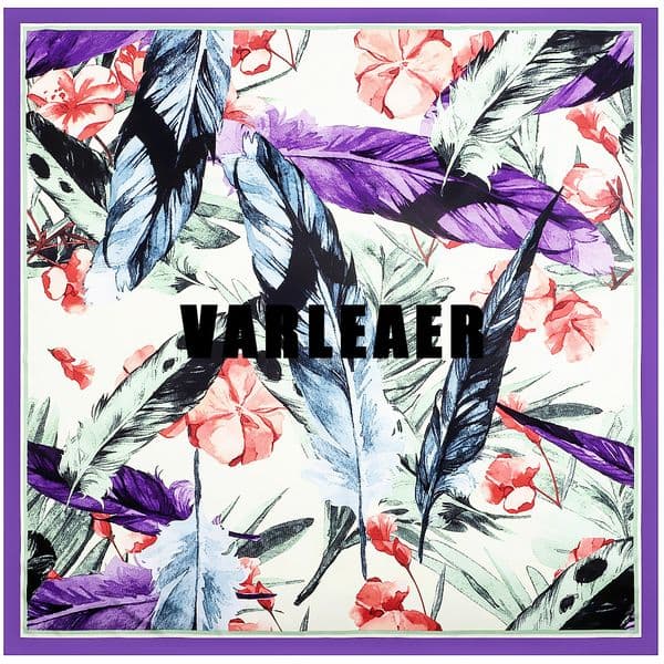 Green Square Twill Scarf Silk Shawls Hair Head Bag Decoration Lady Bandanas Summer Spring Accessories Mother Christmas Gift 130CM*130CM feather Print