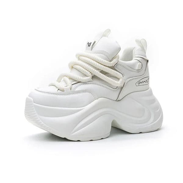 Thick-Soled Womens Winter Fleece-Lined Warm Cotton Shoes With Increased Inner Heel Petite Casual Sports Shoes EVA Sole Rubb 251125