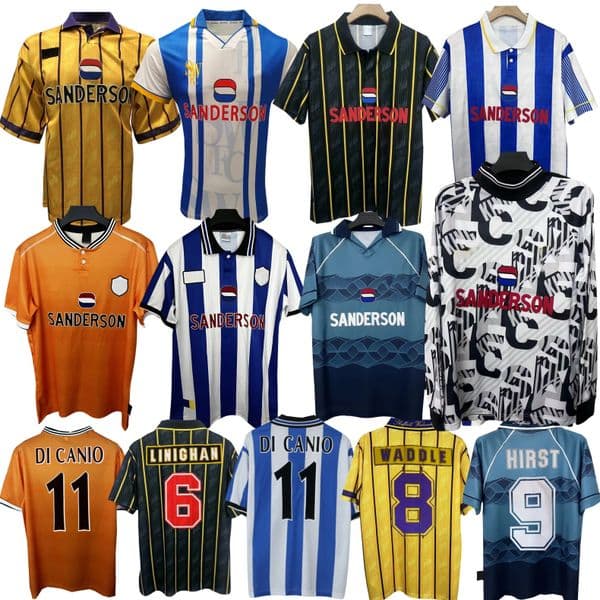 1991 1992 1993 1994 1995 1996 1997 1998 1999 2000 2001 Sheffield retro Soccer Jerseys Wednesday CARBONE BRIGHT WADDLE HIRST vintage classic football shirt