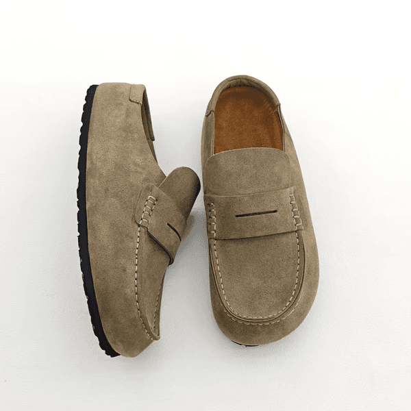 Designer Genuine Naples Slippers Wrapped Clogs loafers Suede Sandals Clog Cork Flat Mules Taupe Winter Summer Shoes Leather Slide Beach Women Men Size 35-46