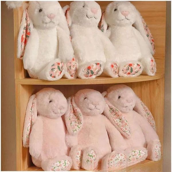 2026 Dolls Jelly Bonnie JC Dropped Ear Plush Toy Shy Rabbit Doll Childrens Soothing Pillow Gift