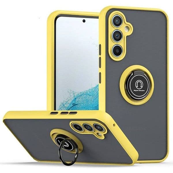 Funda Samsung A16 A26 A36 A56 A17 5G Magnetic Holder Ring Armor Phone Case For Galaxy A07 4G A 16 56 Back Cover