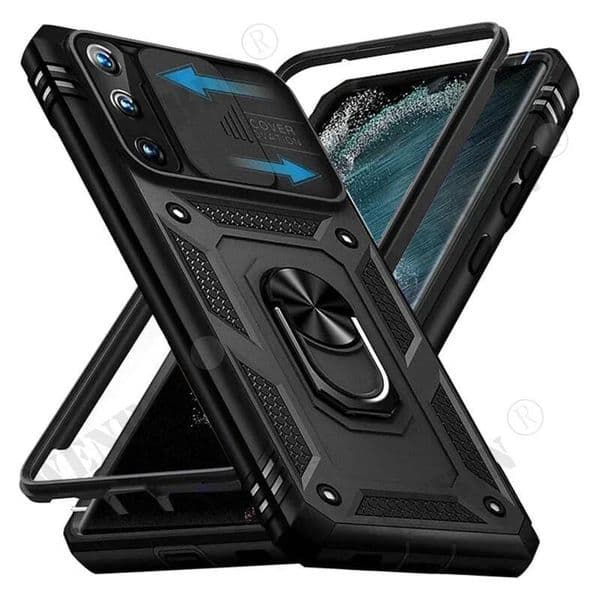 Case For Samsung S25 Ultra S23 S22 Plus S24 FE A56 A55 A36 A35 A15 A16 5G Heavy Duty with Camera 360 Degree Kickstand Cover