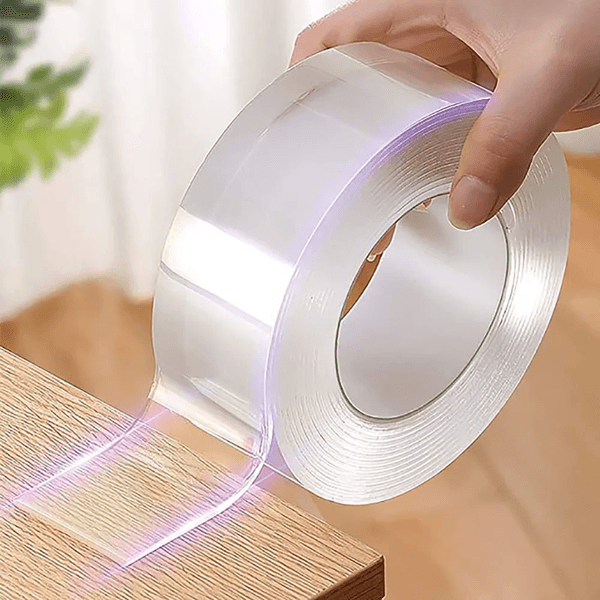 2Pcs/set Nano Tape Super Strong Double Sided Adhesive Tape Sticker Washable Reuse Removable Tapes for Kitchen Bathroom