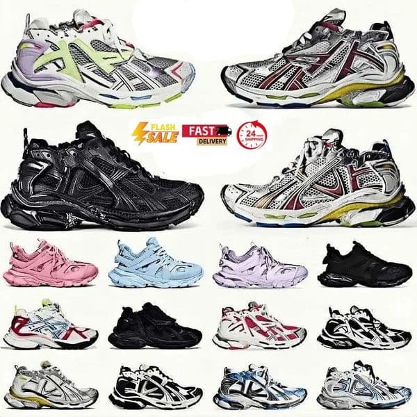 Kids ShoeDesigner Casual Shoe Track 3.0 Runner LED tracks Triple white black Sneaker Tess.s. r leather Trainer Nylon trainers Men Women Sports Walkin