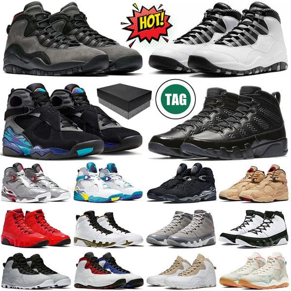 shadow steel 10s aqua 8s space jam 9s basketball shoes men 10 South Beach 9 Fire Red Cool Grey Bred 10 Cement Linen mens trainers outdoor sneakers With Box
