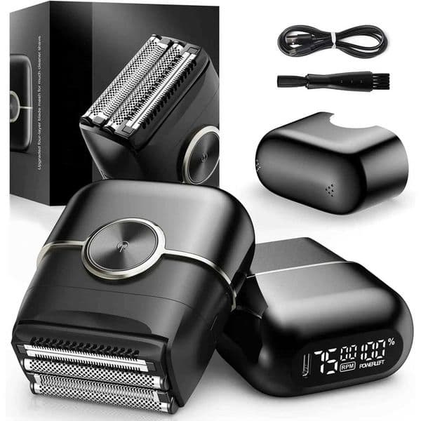 Sweker Electric Razor for Men 4 Blades Floating Head Foil Shaver Waterproof Wet Dry Beard Trimmer Portable Mini Electric Shaver X251128