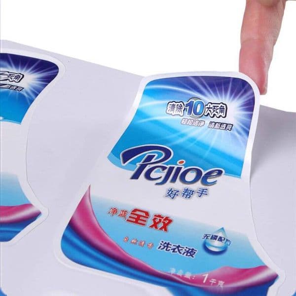 Custom Laundry Detergent Label Daily Care Bottle Stickers Shampoo Hand Soap Labels Roll Adhesive Customization
