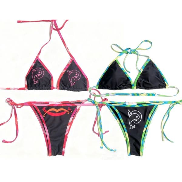 Luxury Designer Swimsuit Summer Fashion Women Beach wear Bathing Suit two Piece Set Swimwear Bikini Clothing