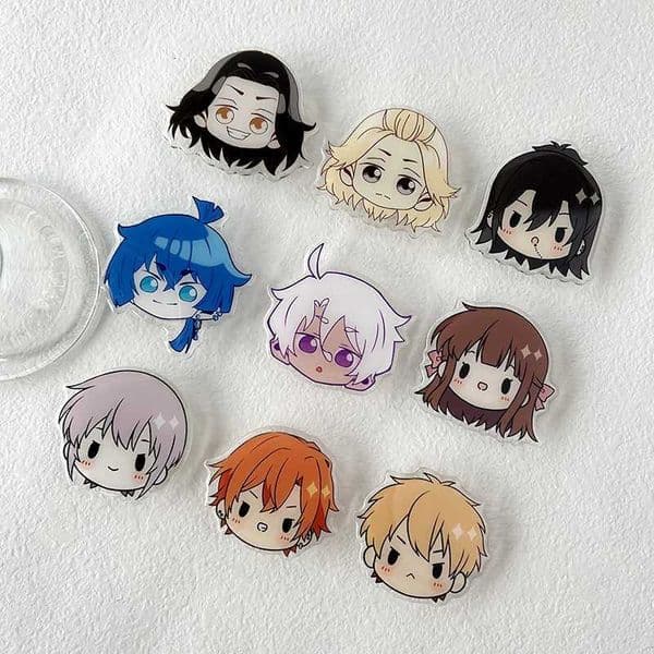 Socket Grip Foldable Stand High Quality Acrylic Mobile Phone Holder Perfect Gift for Birthdays Easter Anime Fans Y251129