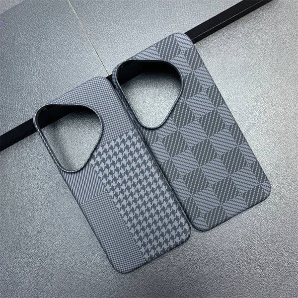 for Huawei Pura 70 Pro Plus Genuine Carbon Fiber Ultra thin Case Lightweight Magnetic Cover Durable Sturdy XKRQNQG