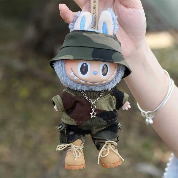 Mini doll clothing accessories suitable for Korean 15-17cm Ropa Labubu and 10cm cotton doll sets X250429