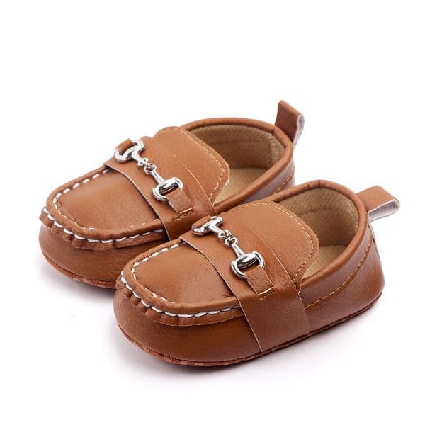 New Unisex Leather Shoes Anti-slip Soft Bottom Baby Boys and Girls Casual Shoes Newborn Toddler First Walkers Crib Shoes 0-18M