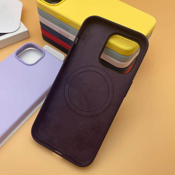 Iphone Case Magnetic Silicone Case For iPhone 14 14pro 14plus 14 15 16 pro max Cover Magnetic Suction Animation