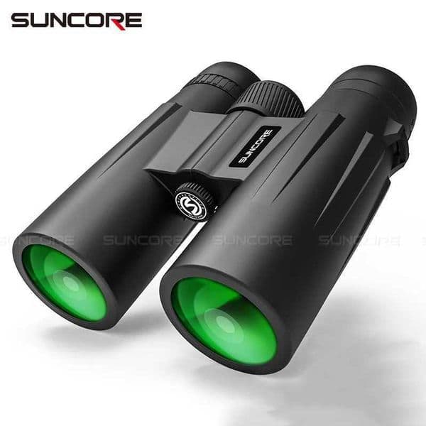 12x42 dual eye high-power high-definition telescope BK4 prism optical lens for outdoor hunting bird watching camping Z250219