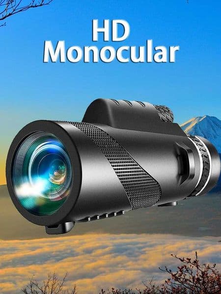 Portable Monocular 80x100 HD Telescope Rugged Multipurpose BAK4 Prism Sports Recreation Hiking Telescope Z250219