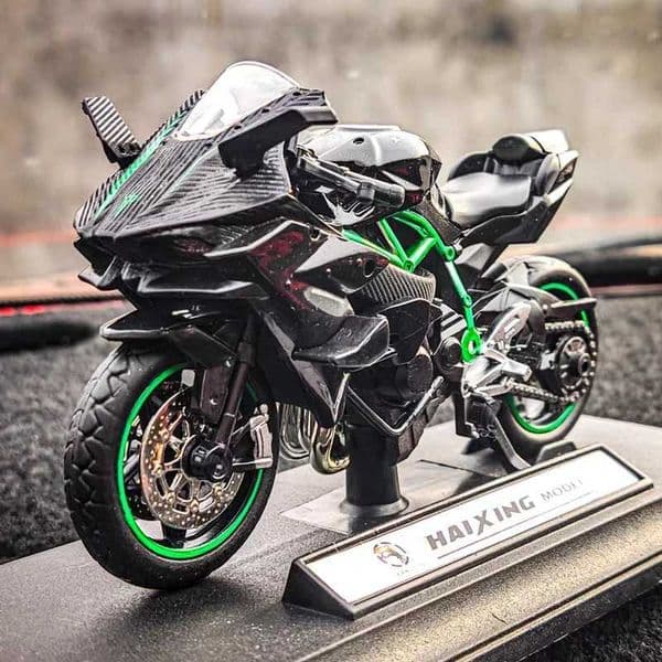 1 18 H2R Alloy Sports Motorcycle Model Diecast Metal H2R Motorbike Collection Simulation Toys Childrens Gift Motorcycle ModelXJ250220