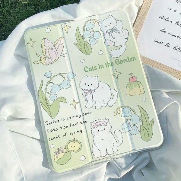 Flip Cover Protective Cover for IPad Air 6 IPad 10th Gen TPU Soft Case Air 5th 4th 10.9 Pro 11 2nd 3rd 4th IPad 10.2 7th 9th 8th Z250222