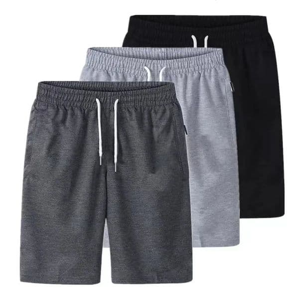 Mens Sports Pocket Solid Drawstring Board Trunk Beach Short Pants Shorts Summer Thin Trousers Zippered Pocket Loose Sweatpants 250217