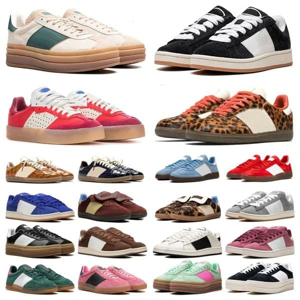 Handball 00s Designer Casual Shoes Men Women Leopard Navy Scarlet Aluminum Core Black Scarlet Gum Clear Pink Outdoor Recreation sneakers 36-45