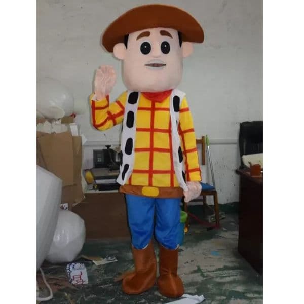 Halloween Farmer Mascot Costume Cartoon peasantry Theme Character Carnival Festival Fancy dress Christmas Adults Size Birthday Party Outdoor Outfit Suit