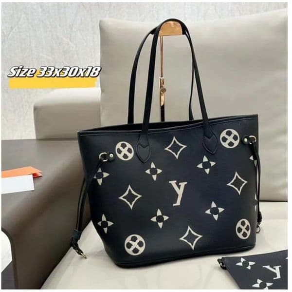 Designer Tote Bag woman large Handbags leather shopping purse Women high quality Luxury Classic Flower Checked Shoulder size handbags travel bag 40156