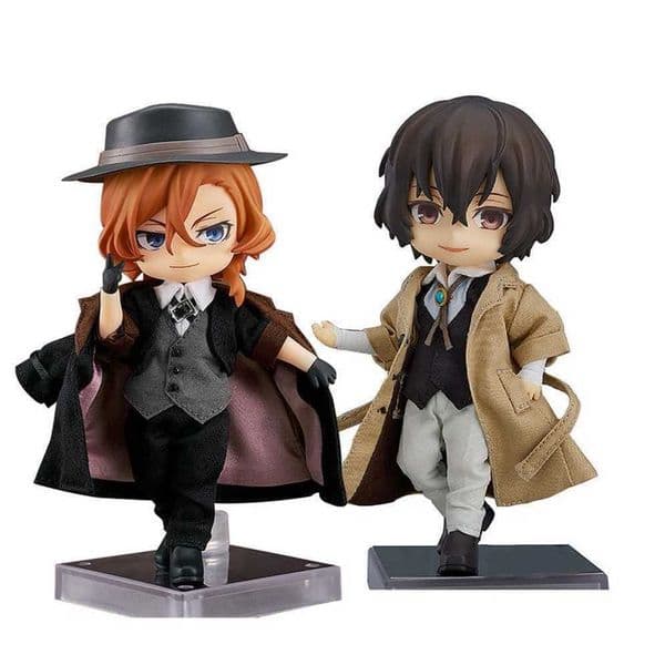 BSD Anime Figure Dazai Osamu Cute Toy Nakahara Chuuya removable clothing Action Figurine Collectible Model Dolls Xmas Kids Gift Aa779