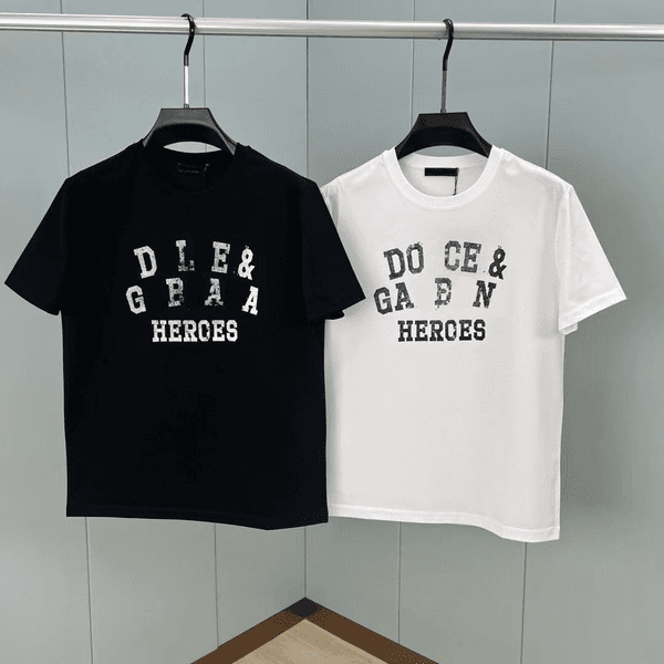 Designer clothing Fashion printed short T-shirt Men's comfortable cotton summer base shirt Trend half sleeve top white black#212