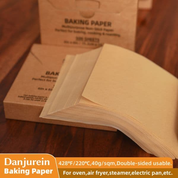 Parchment Paper Baking Paper Square Non-Stick Precut 4” to 12” Grilling Oven Air Fryer Steaming Burger Paper Baking Supplies