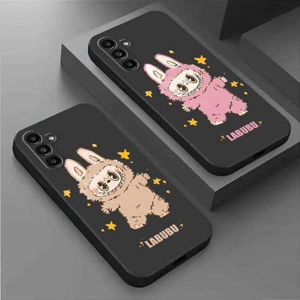 Cute Labubu Case For Samsung Galaxy A16 A15 A14 A06 A05 A04 A02 A70 A03 Core A02s A50 A30 A20s A13 A12 A10s Cover X250605