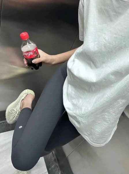 2025 summer ice yoga Yoga Waist Tight Running Training Nine-point Pants Abdomen High Elastic Fiess