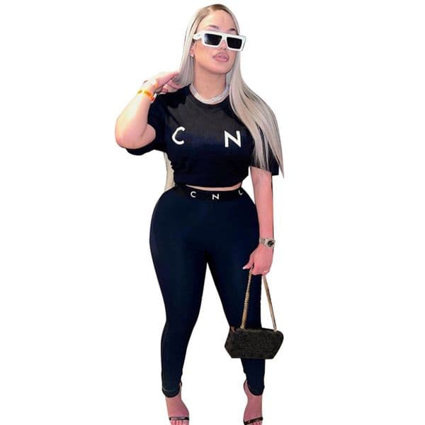 2025 Summer Designer Womens Tracksuits New Sexy Casual 2 Two Piece Set Fashion 2 PSC Outfits