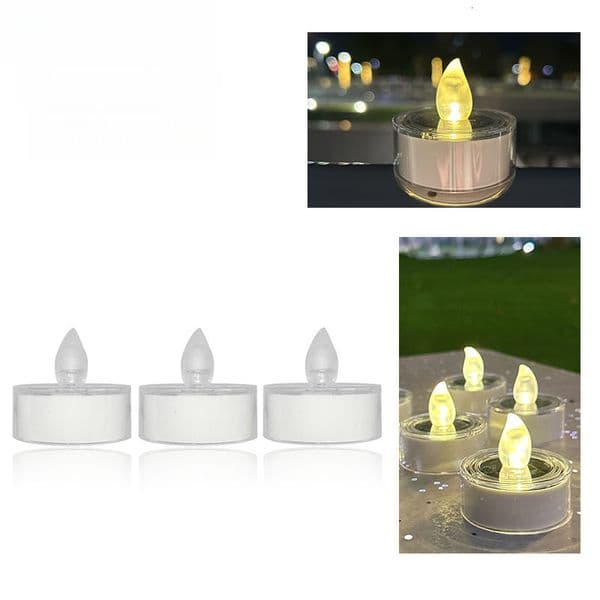 Solar Outdoor Villa Garden Landscape Decoration Waterproof Simulation Camping Campsite Candle Light