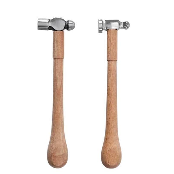 Wooden Peen Handle Ball With Heavy Duty Metalworking Hammer For Household Workshop Metal Forming Repairing Rivet 87Ha tues