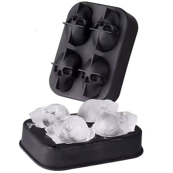 ice maker Cream DIY Tool Whiskey Wine Cocktail Cube Maker Chocolate Mould Creative Ice Tray Skull Shape Silicone Mold