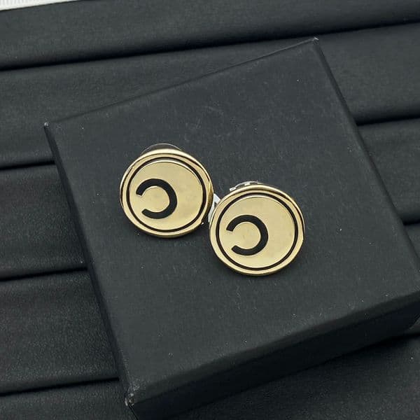 Luxury Gold Plated Stud Earring Designer Letter Geometric Women Crystal Earring Wedding Party Jewerlry