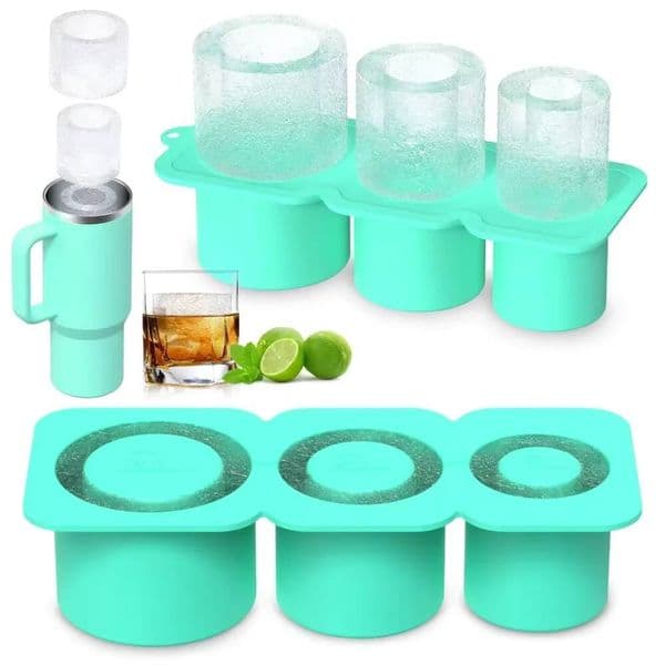 ice maker Ice Cube Maker Tray Silicone Mold Quick Freeze Easy Release 30 40oz Tumbler Cups Kitchen Bar Tool Drink Chiller Cocktail Mould