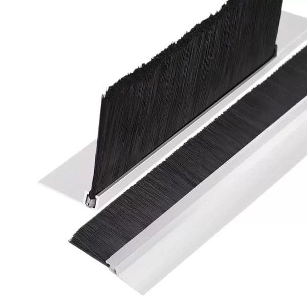 door bottom sealing strip Aluminum alloy +brush sealing strip, PVC+brush sealing strip/rubber strip, silent and wear-resistant