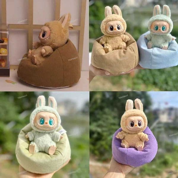 Mini Sofa Bjd Doll Room Decoration Furniture Labubu Photography Props Sofa Ob11 Humanoid Doll Cute Accessories X250612