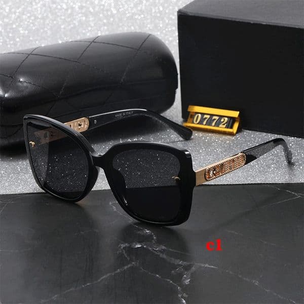 Ellipse for Woman Man designer sunglasses Goggle Beach Sun Glasses Retro Eyeglass Shield shape fashionable and versatile individuality box