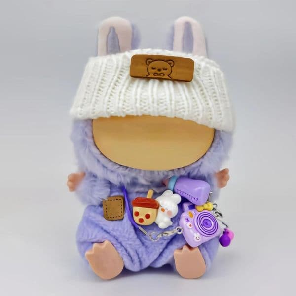 Clothing Set Compatible with bu-bu, Cute 6.7 inch Clothing, Suitable La bubu Accessories, Dress Up Clothes for Plush (No Doll Included)