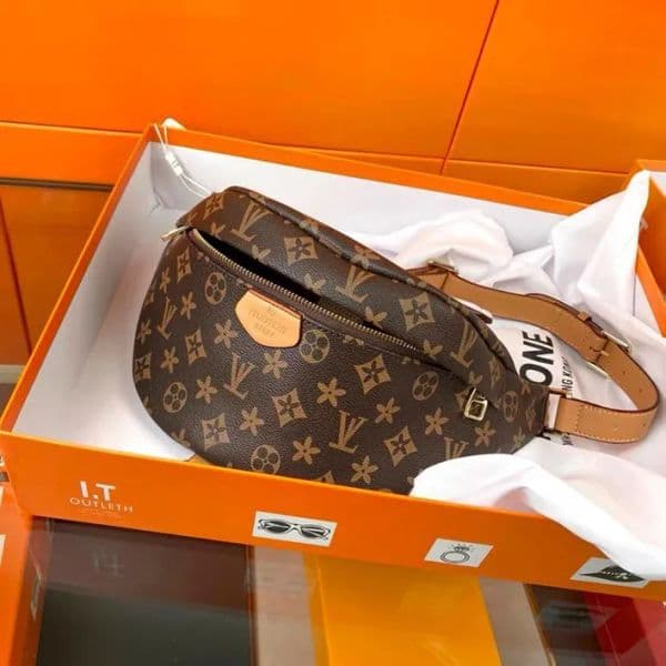 handbag1586 Quality Newest Style Bumbag Cross Body 2025 Designer Shoulder Bag Brown Flower Leather Bags Temperament Fanny Pack Bum Waist Pocket