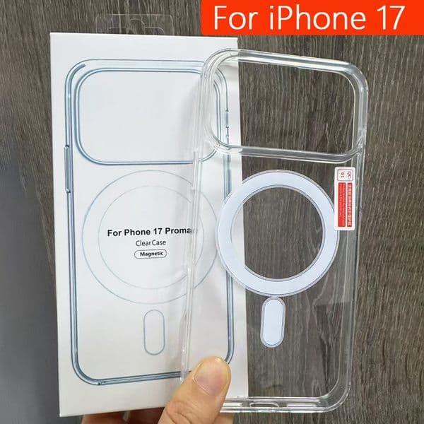 Magsof Transparnt Clar Acrylic Magntic Shockproof Phon Cass for iPhon 17 air 16 16E 15 14 13 12 11 Pro Max Samsung S26 S25 S24 S23 S22 With Rtail