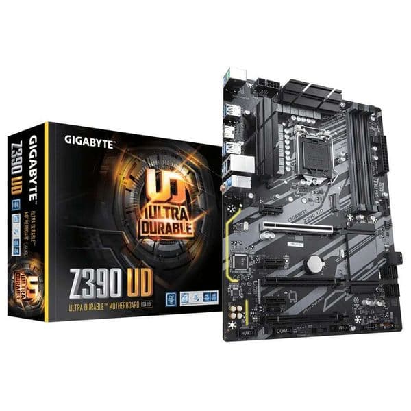 New Gigabyte GA Z390 UD Motherboard LGA 1151 Z390 Desktop Mainboard M.2 nvme PCI-E X16 With Box
